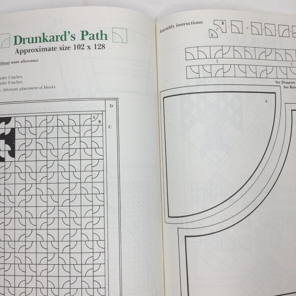 Amish Quilt Patterns Rachel T. Pellman Paperback Book Design Template Projects 1 - Picture 9 of 13